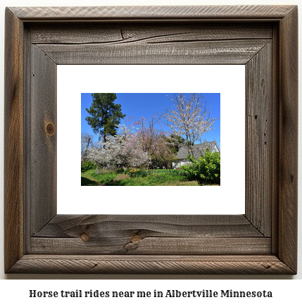 horse trail rides near me in Albertville, Minnesota